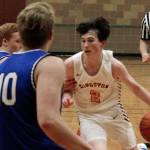 Kingston point guard Chris Russell was one of three players to finish in double-figures for the Bucs. (Mark Krulish/Kitsap News Group)