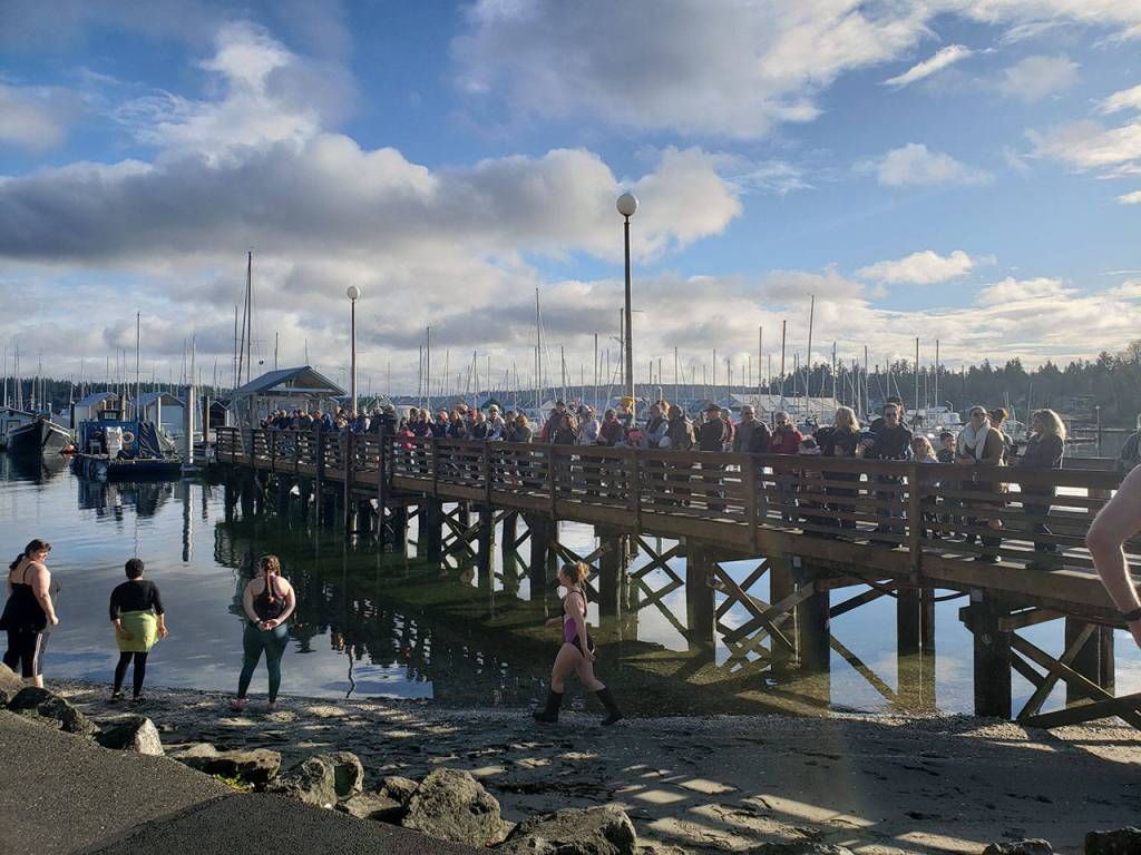 Braving the cold in Kitsap to usher in a new decade