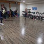 Erin Mussett of Port Orchard leads Insanity, a cardio body conditioning class at Westcoast Fitness. (Mike De Felice photo)