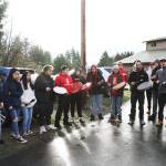 Welcoming songs were played and sung.