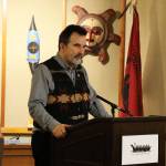 Suquamish Chairman Leonard Forsman speaks to the Tribes lawsuit against the U.S. Navy (Kitsap News Group)