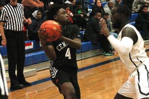 Central Kitsap freshman Jo Jo Johnson helped his team pull within nine during the third quarter against Lincoln as he scored 11 of his 13 points in that quarter. (Mark Krulish/Kitsap News Group)
