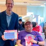 Kilmer delivers valentines to area veterans