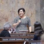 State Sen. Emily Randall has shepherded through the Senate a bill to extend Medicaid for new birth parents. (Courtesy photo from Sen. Randalls office)