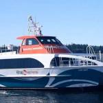 Two passenger-only fast ferry vessels for the Southworth-Seattle route (similar to Lady Swift, shown here) are under construction at Nichols Brothers Boat Builders on Whidbey Island. Service is expected to begin later this year. (Kitsap Transit photo)