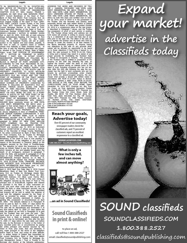 Kitsap County legal notices