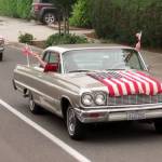 Car Cruise braves the smoke as it rolls through Poulsbo