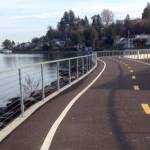 The Bay Street Pedestrian Pathway project (as shown by the completed Segment 5 section) is moving closer to completion with the completion of its environmental re-evaluation process this month. (City of Port Orchard photo)