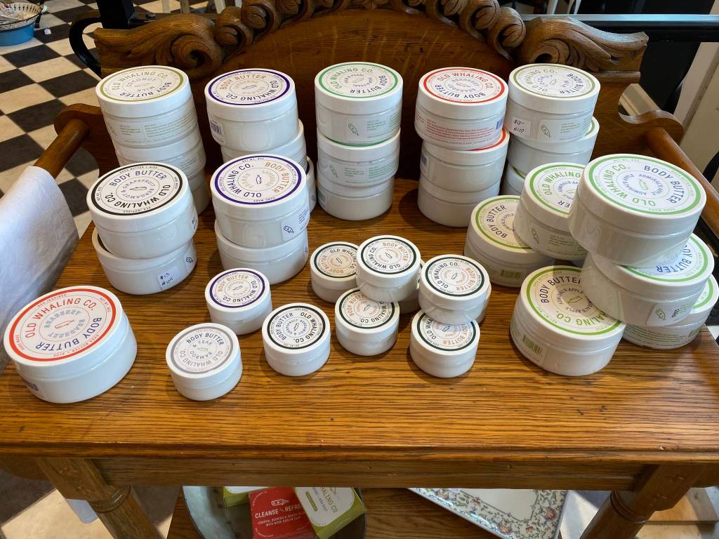 <em>Help stave off dry skin from the winter cold with Old Whaling Co. body butter from Front Home Street. Price range is $6 to $13.</em>
Mark Krulish/North Kitsap Herald