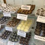 While plain old chocolate is the stores big seller, customers also crave sea-salt caramel, chocolate walnut and a confectionary called Snickers, which features a caramel center with peanuts and chocolate. (Bob Smith | Kitsap Daily News)