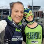 KING5 Morning News anchor Steve Bunin with daughter Gabriela. (Courtesy photo)