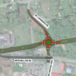 The Washington State Department of Transportation will fund $1.5 million of a new $2.8 million roundabout at the corner of Bethel Avenue and Lincoln Street. (City of Port Orchard illustration)