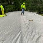 Public Works made efforts to repair the roof of the caretaker home, which has started to leak. Courtesy photo
