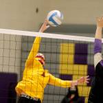 Kingstons Marion Stejer tries to put a shot past North Kitsaps Maddie Pryde (11). (Mark Krulish/Kitsap News Group)