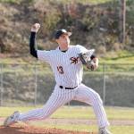 Kellen Hubbell tossed four shutout innings for South Kitsap. (Mark Krulish/Kitsap News Group)