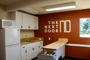 The Next Doors new kitchen provides a space for studying with snacks and soda close at hand. (Ken Park/North Kitsap Herald photos)