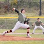 Noah Deese pitched a complete game, one-hitter against North Kitsap on Monday. (Mark Krulish/Kitsap News Group)