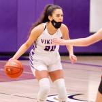 Senior guard Mia McNair led North Kitsap with 13 points against Kingston. (Mark Krulish/Kitsap News Group)