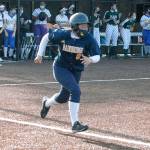 Bainbridges Laura Carrillo picked up two hits in the softball all-star game Tuesday. (Mark Krulish/Kitsap News Group)