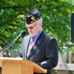 Cmdr. Rich Nugent presided over the days event.