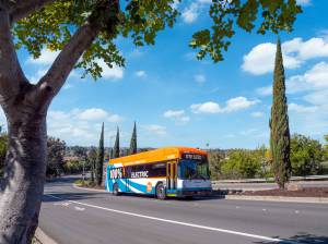 An example of the new electric bus. Courtesy Photo