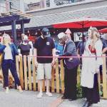Poulsbo Mayor Becky Erickson and Viking Brew Haus owner Eric Dietz held a ribbon-cutting over the weekend of June 4. (Courtesy Photo)