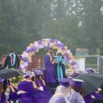 Students were called to receive their diplomas, while family and friends cheered. (KPark/NKH).