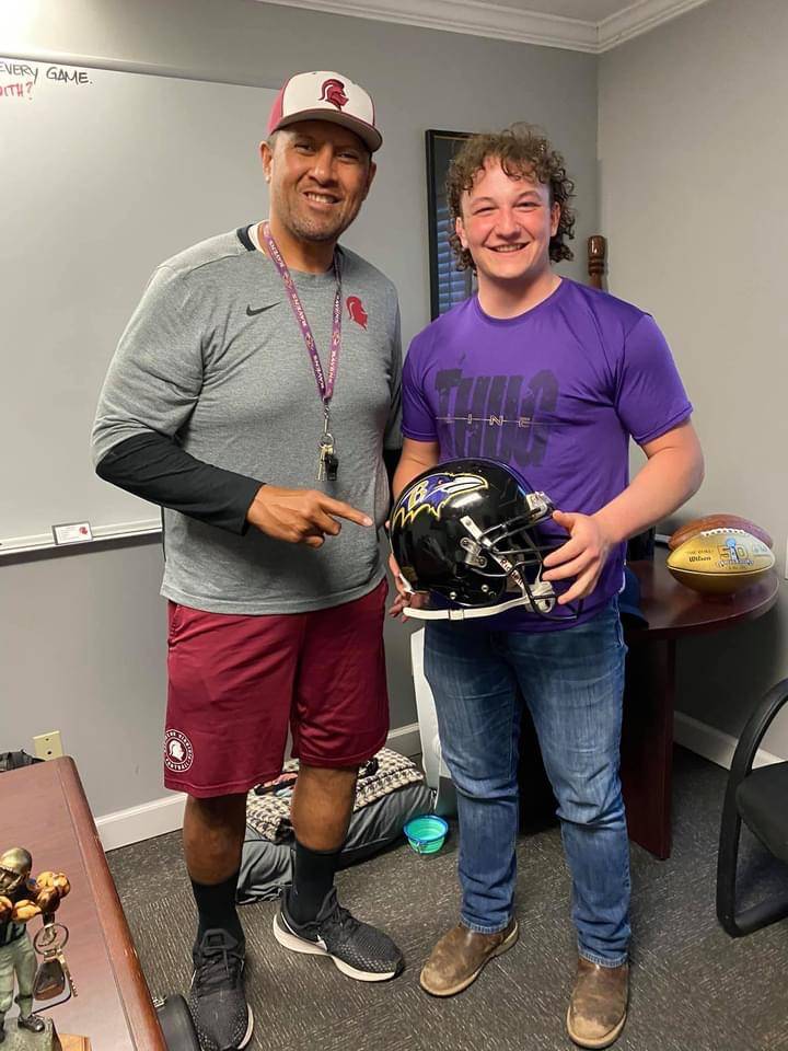 The Southern Virginia University football team is coached by Ed Mulitalo, who played ten years in the NFL and won a Super Bowl with the Baltimore Ravens in 1999. (Contributed photo)