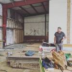 Construction on Echoes Brewings taproom began Aug. 3.