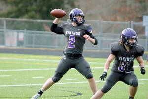 Colton Bower was a 2A All-State selection in the spring and he leads an experienced North Kitsap team this season. (Mark Krulish/Kitsap News Group)