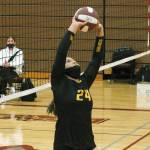 Ashlyn Potz is South Kitsaps setter, but shes capable of playing any position on the court. (Mark Krulish/Kitsap News Group)