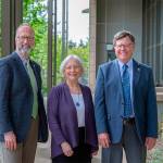 Kitsap County commissioners Rob Gelder (left), Charlotte Garrido and Ed Wolfe. (Kitsap County photo)