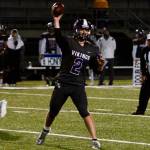 Colton Bower passed for 363 yards and six touchdowns in North Kitsaps 56-21 win over Bremerton. (Mark Krulish/Kitsap News Group)