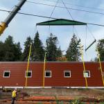 More construction work being done on the Healing House.