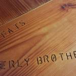 Names of some of the eras best musicians are etched into the countertop.