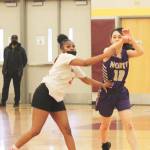 Jade Sunnenberg hit a big 3 at the start of the second quarter to keep NK close, but those were her only points.