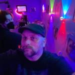 A behind the scenes shot of the crew.