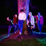 Cast members of Olympic College film student R.S. Powells thesis film Ghost in the Graveyard.