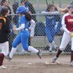 Olympic got by Kingston in softball Thursday 8-2. Steve Powell/North Kitsap Herald photo