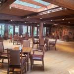 Plenty of seating is available at the lodge.