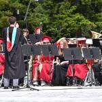 Kingston High seniors join their fellow band members one final time before graduating. Nicholas Zeller-Singh/North Kitsap Herald Photos