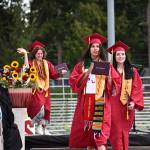 Kingston High School graduates walk the stage for the first time since before the COVID-19 pandemic began.