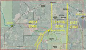 A map of the North Kitsap region where many trail segments are being considered for the North Sound to Olympics Trail. Courtesy Graphic