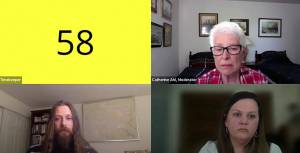 Courtesy Photo
Republican Ace Haynes, bottom left, and incumbent Democrat Tarra Simmons, bottom right, participated in a candidate forum for state Rep. 1 of Legislative District 23.