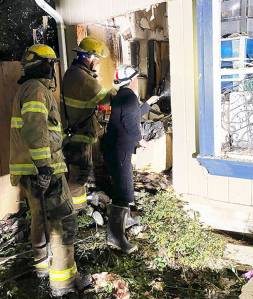 A bath room fan malfunction reportedly started this fire July 19. Courtesy Photo