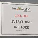 Everything in the store is 10% off until it closes.