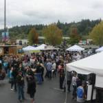 Over 500 people attended the first edition of Poulsbrew at Poulsbo Village in 2019.