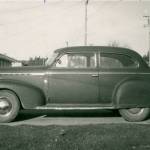 Barker's 1940 Chevy two-door sedan.