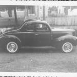 Barker's first 1940 Standard Ford Coupe.