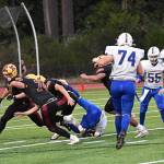 Kingstons defensive line helped the Bucs win field position at certain times.
Kingstons defensive line helped the Bucs win field position at certain times.